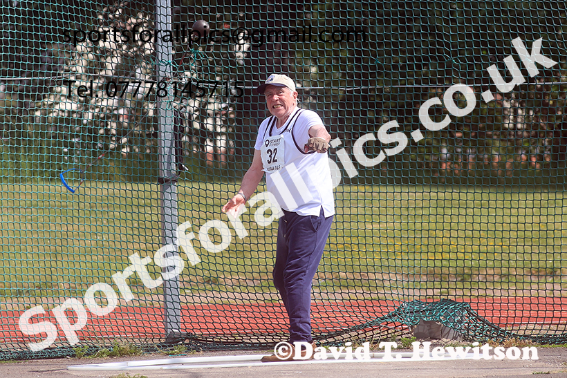 Hammer, 2025 NEMAA Track and Field, Monkton. Photo: David T. Hewitson/Sports for All Pics